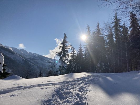 17/01- snehová nádielka - skialp raj - stredisko je vypnuté