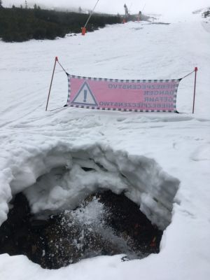 “kráter ” na trati 19/04/17